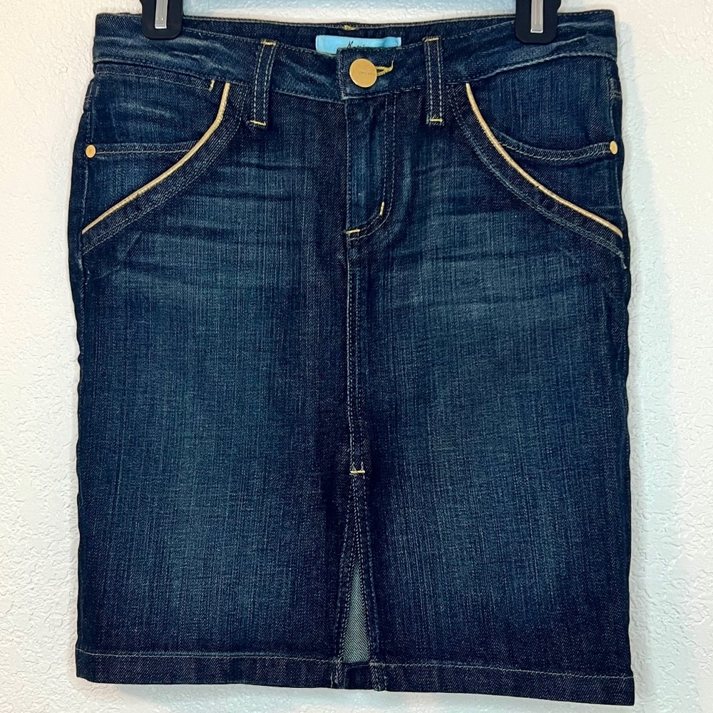 Marciano 27 Denim Pencil Skirt